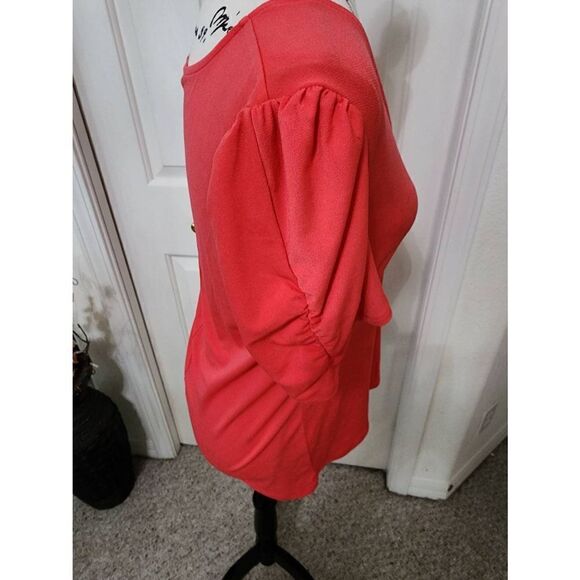 Bold Elements Puff Sleeve Top SZ L NWOT - Picture 2 of 5